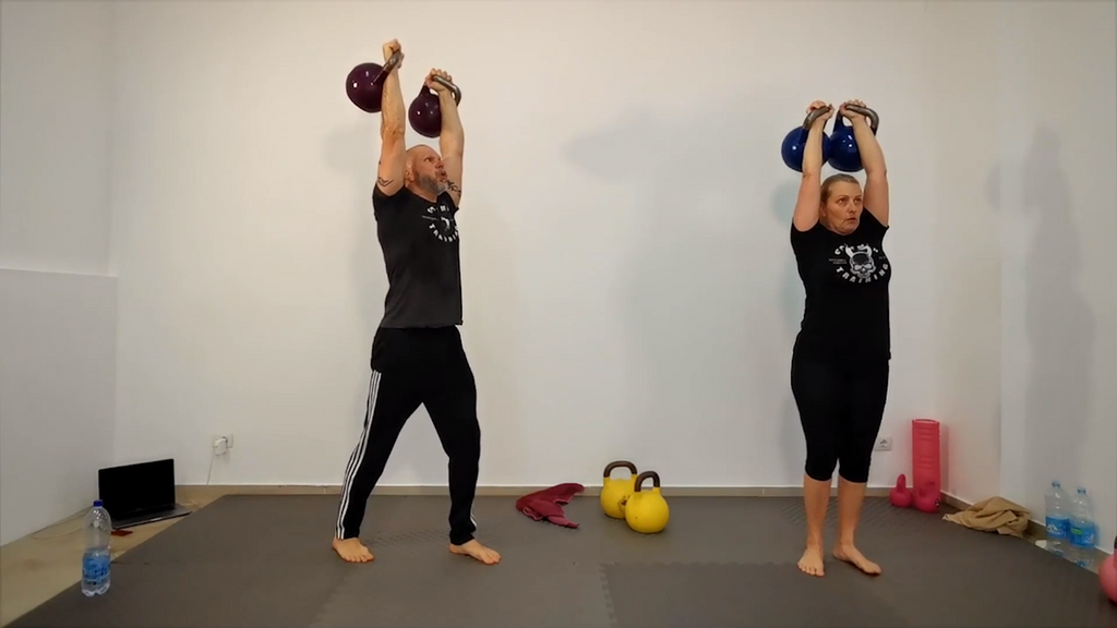 Kettlebell Marches for Core