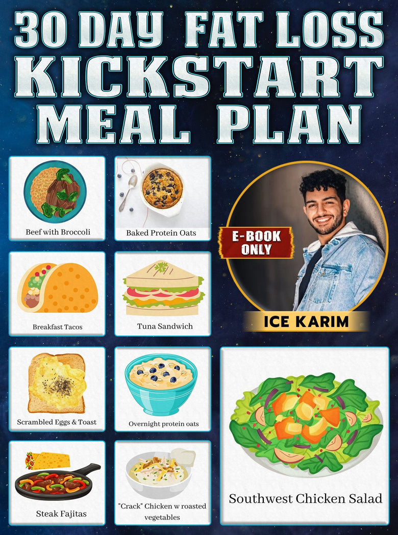 30 Day Fat Loss Kickstart Meal Plan by Ice Karim - Strong And Fit